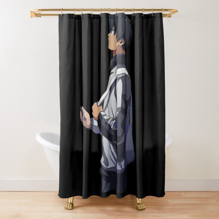 urshower curtain closedsquare1000x1000.1 69 - Anime Shower Curtains