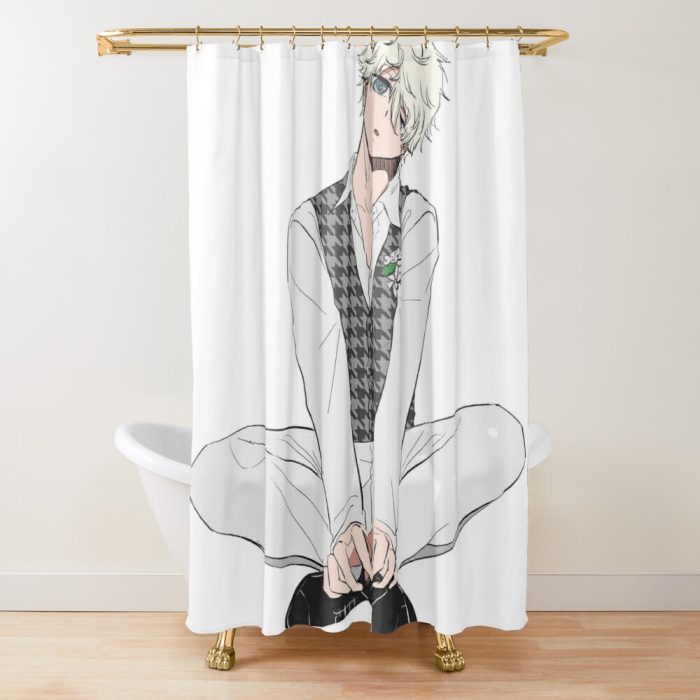 urshower curtain closedsquare1000x1000.1 84 - Anime Shower Curtains