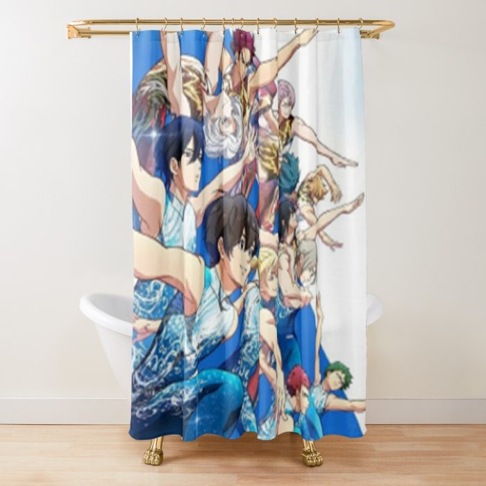 urshower curtain closedsquare1000x1000.1 85 - Anime Shower Curtains