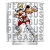 vintage pegasus art saint seiya anime manga for fans lotus leafal transparent - Anime Shower Curtains