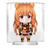 vintage raphtalia the rising of the shield hero anime gifts manga lotus leafal transparent - Anime Shower Curtains