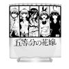 vintage the quintessential quintuplets anime manga for fans mizorey tee transparent - Anime Shower Curtains