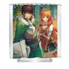 vintage the rising of the shield hero characters adventure manga series lotus leafal transparent - Anime Shower Curtains