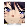 waifu sakurajima indah dah - Anime Shower Curtains