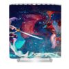 1 ayaka genshin impact damien brandon - Anime Shower Curtains