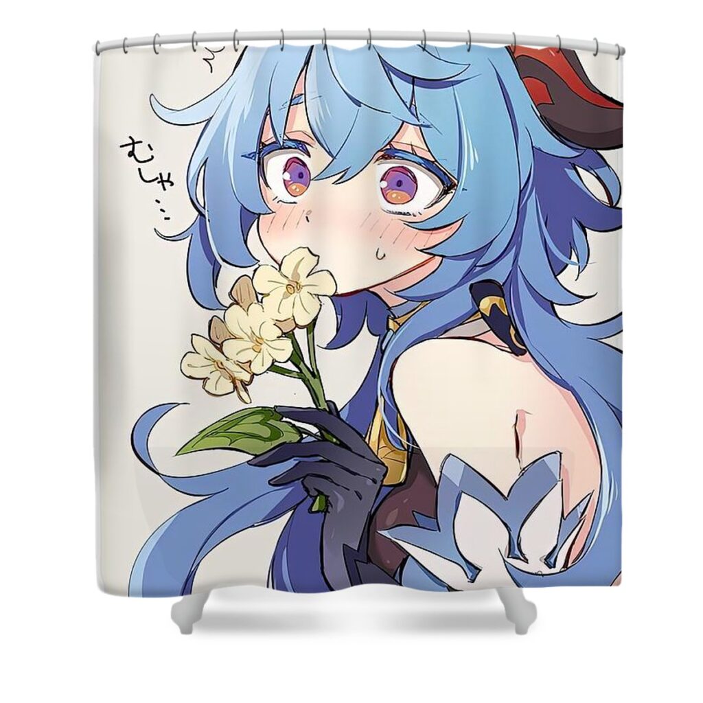 1 ganyu genshin impact jake brown - Anime Shower Curtains