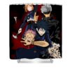 1 jujutsu kaisen poster yvonne murphy - Anime Shower Curtains