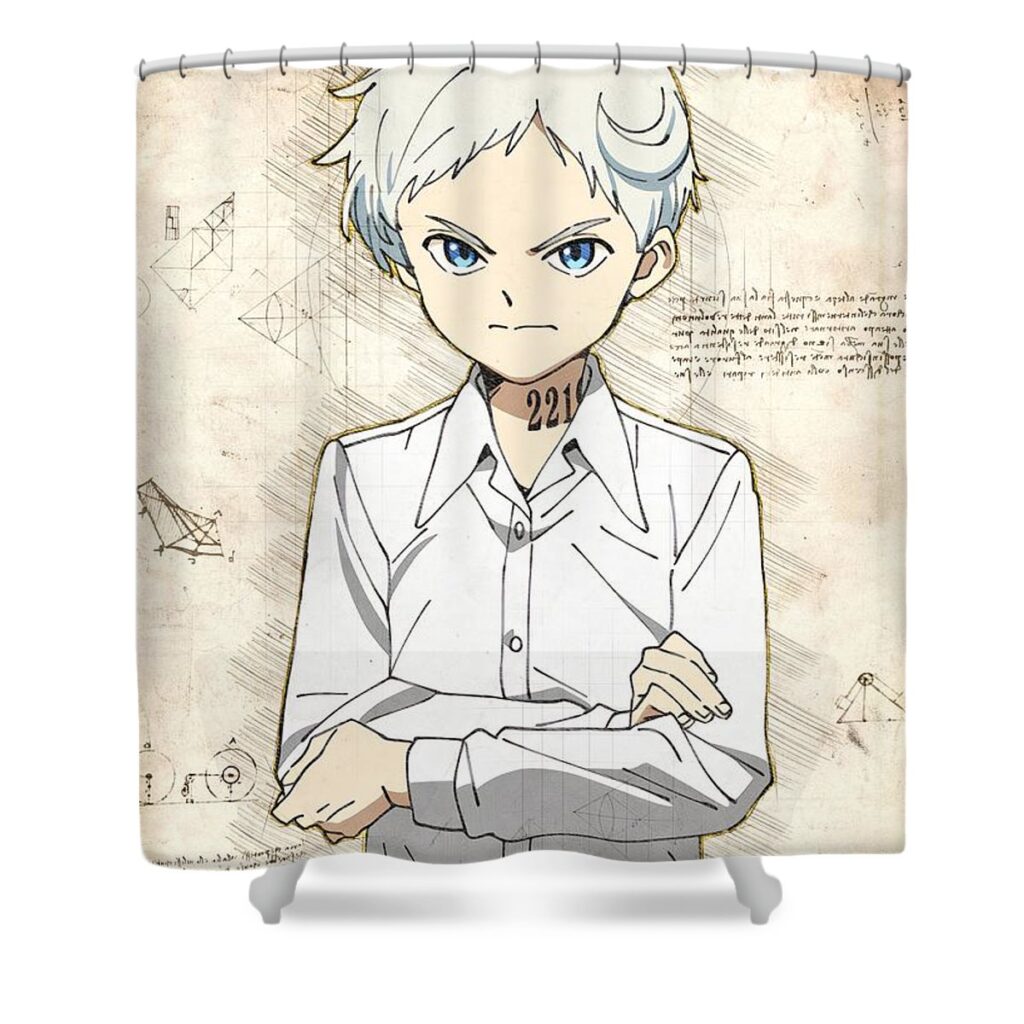 1 norman artwork big mart - Anime Shower Curtains