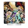 1 s class heroes unite teddie stibbs - Anime Shower Curtains