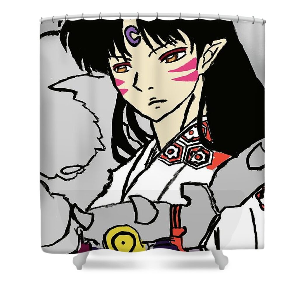 1 sesshomaru jessica reyes - Anime Shower Curtains