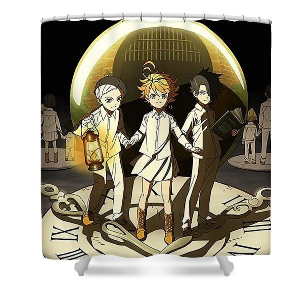1 the promised neverland moore tracy - Anime Shower Curtains