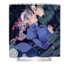 16 howls moving castle jesse corum - Anime Shower Curtains