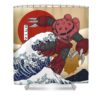 19 gundam casey stone - Anime Shower Curtains