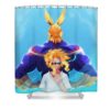 2 all might george lim transparent - Anime Shower Curtains