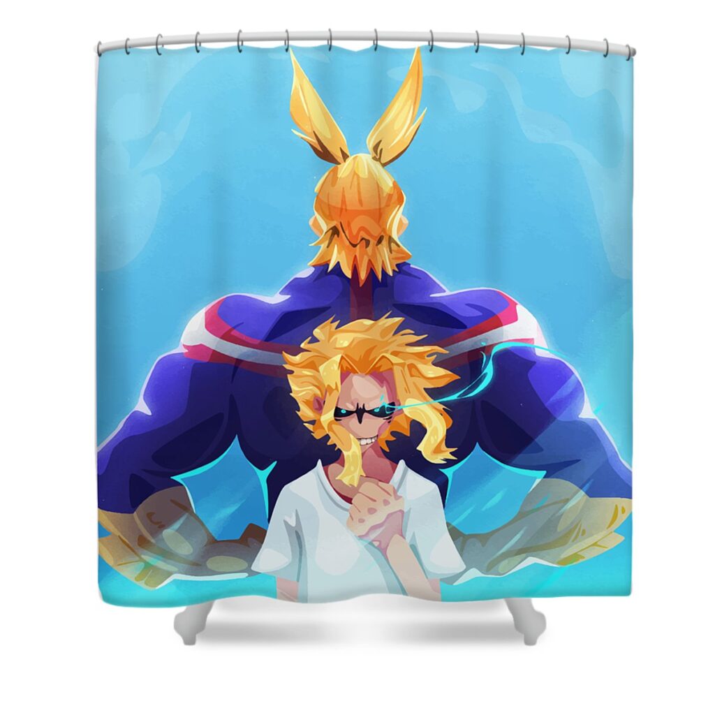 2 all might george lim transparent - Anime Shower Curtains