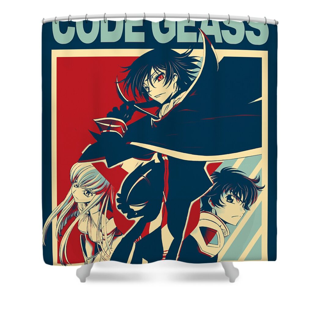 2 code geass roma timbreza transparent - Anime Shower Curtains