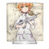 2 emma artwork big mart - Anime Shower Curtains