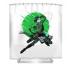 2 levi ackerman lauren moran transparent - Anime Shower Curtains