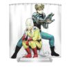 2 uniting for justice teddie stibbs - Anime Shower Curtains