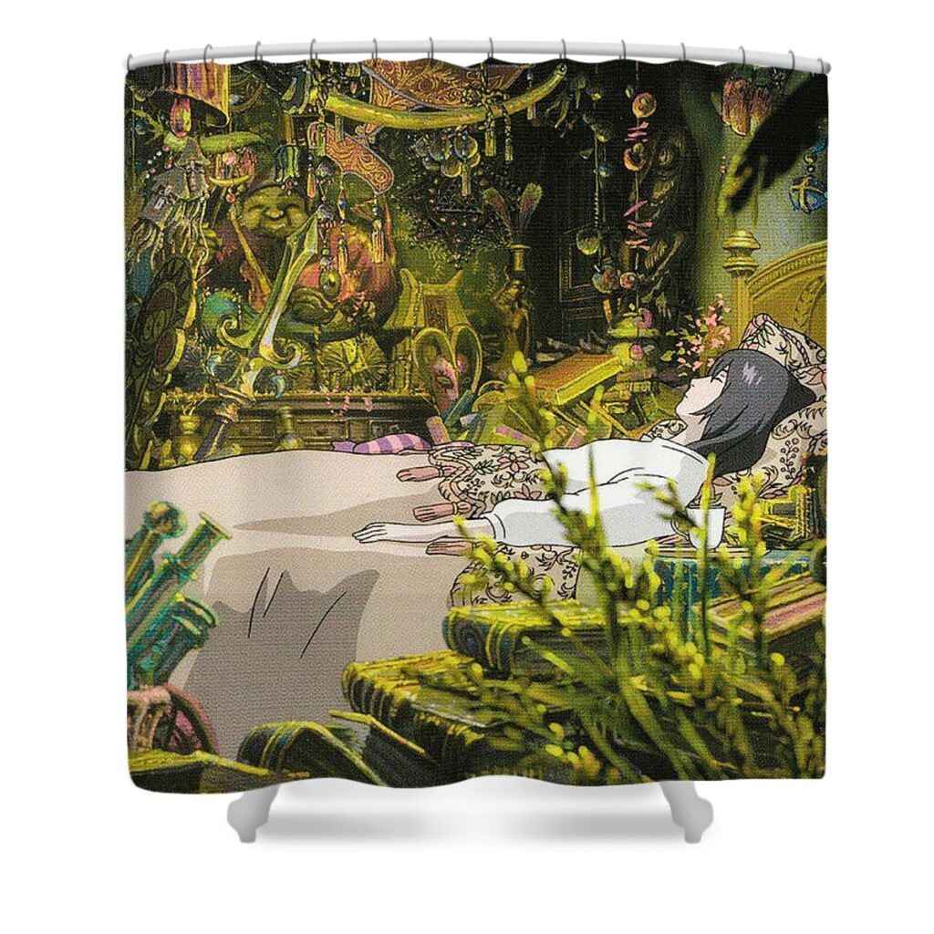 3 howls moving castle james theodore - Anime Shower Curtains