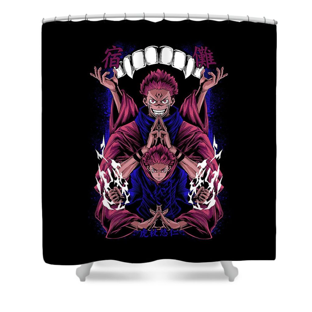 3 jujutsu kaisen lac lac - Anime Shower Curtains