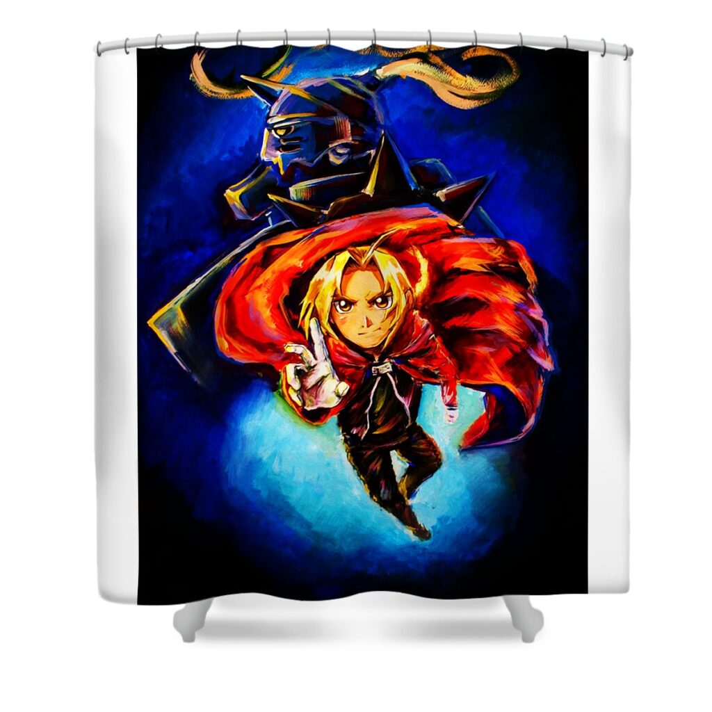 4 fullmetal alchemist brotherhood ali za transparent - Anime Shower Curtains