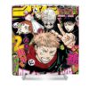 4k jujutsu kaisen retro cool gift for anime shaw phillips - Anime Shower Curtains