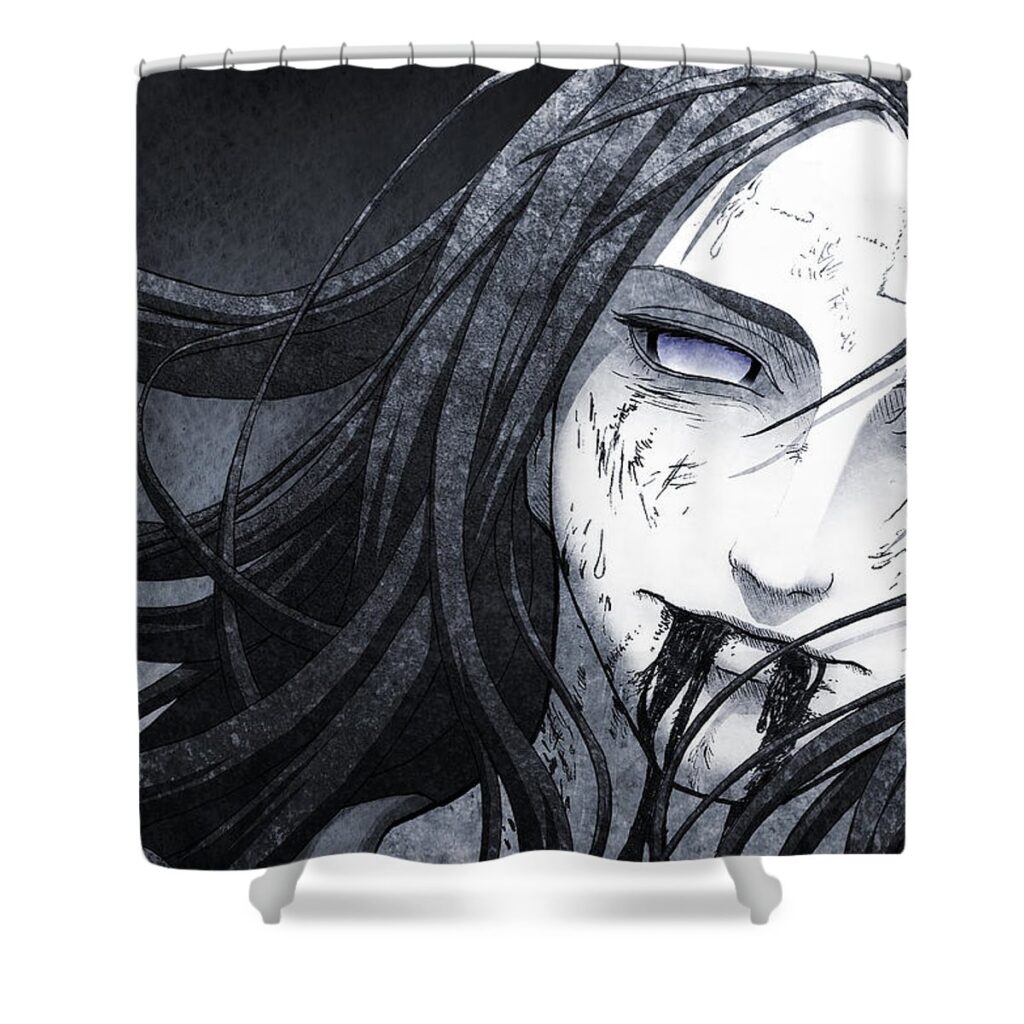 5 neji hyuga lac lac - Anime Shower Curtains