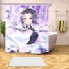 Anime Demon Slayer 3D Printed Shower Curtains Bath Products Bathroom Decor with Hooks Waterproof 05 11 - Anime Shower Curtains