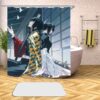 Anime Demon Slayer 3D Printed Shower Curtains Bath Products Bathroom Decor with Hooks Waterproof 05 12 - Anime Shower Curtains