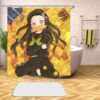 Anime Demon Slayer 3D Printed Shower Curtains Bath Products Bathroom Decor with Hooks Waterproof 05 18 - Anime Shower Curtains