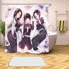 Anime Demon Slayer 3D Printed Shower Curtains Bath Products Bathroom Decor with Hooks Waterproof 05 19 - Anime Shower Curtains
