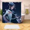 Anime Demon Slayer 3D Printed Shower Curtains Bath Products Bathroom Decor with Hooks Waterproof 05 2 - Anime Shower Curtains