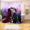 Anime Demon Slayer 3D Printed Shower Curtains Bath Products Bathroom Decor with Hooks Waterproof 05 4 - Anime Shower Curtains