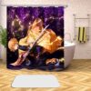 Anime Demon Slayer 3D Printed Shower Curtains Bath Products Bathroom Decor with Hooks Waterproof 05 5 - Anime Shower Curtains
