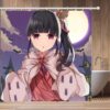 Anime Demon Slayer Waterproof Shower Curtains Cartoon Gif Bathroom Decoration with Hook 3D Print Bath Drapes 11 - Anime Shower Curtains