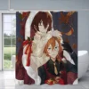 Bungo Stray Dogs Bath Curtain Bathroom Shower Curtain Folding Partition Shower Curtains for Bathroom Sets Full 1 - Anime Shower Curtains