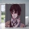 Bungo Stray Dogs Bath Curtain Bathroom Shower Curtain Folding Partition Shower Curtains for Bathroom Sets Full 10 - Anime Shower Curtains