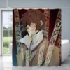 Bungo Stray Dogs Bath Curtain Bathroom Shower Curtain Folding Partition Shower Curtains for Bathroom Sets Full 14 - Anime Shower Curtains