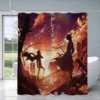Bungo Stray Dogs Bath Curtain Bathroom Shower Curtain Folding Partition Shower Curtains for Bathroom Sets Full 5 - Anime Shower Curtains