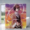 Bungo Stray Dogs Bath Curtain Bathroom Shower Curtain Folding Partition Shower Curtains for Bathroom Sets Full 6 - Anime Shower Curtains