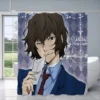 Bungo Stray Dogs Bath Curtain Bathroom Shower Curtain Folding Partition Shower Curtains for Bathroom Sets Full 9 - Anime Shower Curtains