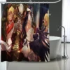 Custom Overlord Shower Curtain Modern Fabric Bath Curtains Home Decor Curtains More Size Custom Your image 17 - Anime Shower Curtains