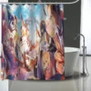 Custom Overlord Shower Curtain Modern Fabric Bath Curtains Home Decor Curtains More Size Custom Your image 22 - Anime Shower Curtains