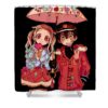 Hanako kun Cute And Nene Shower Curtain 1 - Anime Shower Curtains