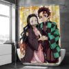 Japanese Demon Slayer Printed Shower Curtain Anime Cartoon 3D Mildew Proof Printed Polyester Fabric Waterproof With 400x401 1 - Anime Shower Curtains