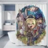 Made in Abyss Shower Curtains for Bathroom Sets Full Set European Curtain Folding Partition Accessories Bath 1 - Anime Shower Curtains