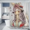 Made in Abyss Shower Curtains for Bathroom Sets Full Set European Curtain Folding Partition Accessories Bath 15 - Anime Shower Curtains