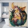 Made in Abyss Shower Curtains for Bathroom Sets Full Set European Curtain Folding Partition Accessories Bath 3 - Anime Shower Curtains