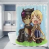 Made in Abyss Shower Curtains for Bathroom Sets Full Set European Curtain Folding Partition Accessories Bath 5 - Anime Shower Curtains